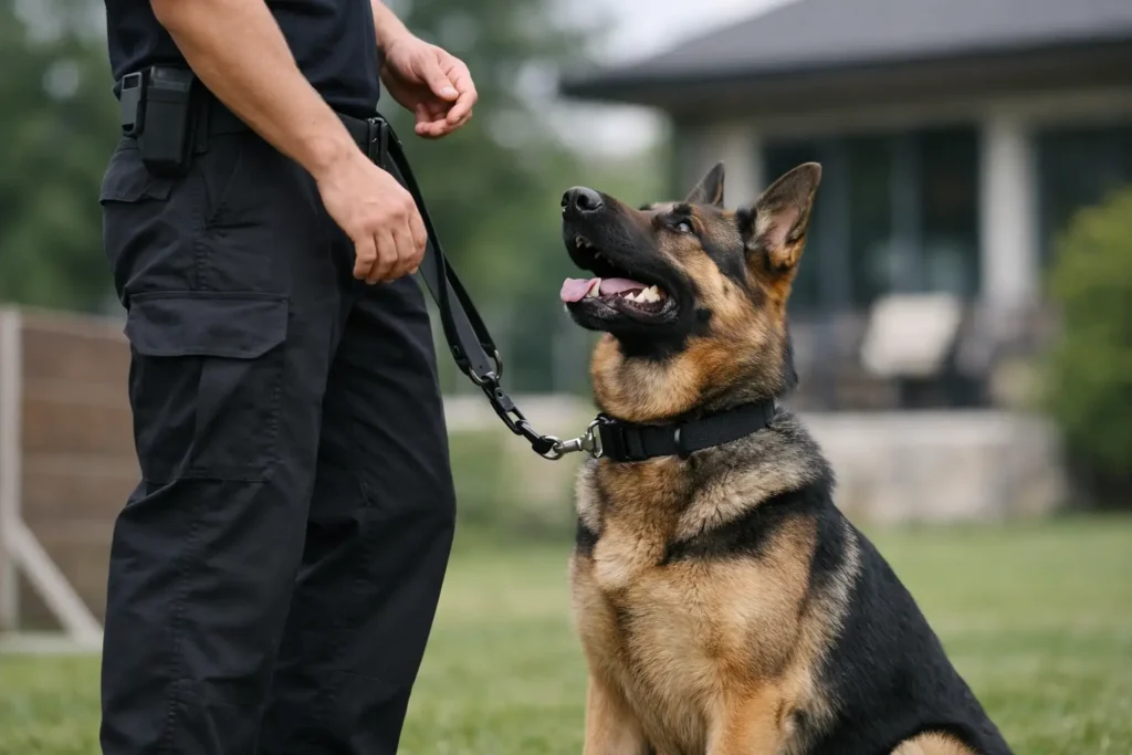 Protection Dog With Obedience Training